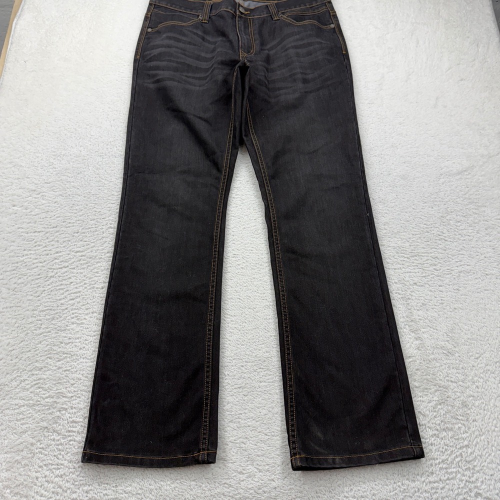 James Tattersall London Mens Jeans 34x32 Dark Wash‎ Straight Fit Casual Pants